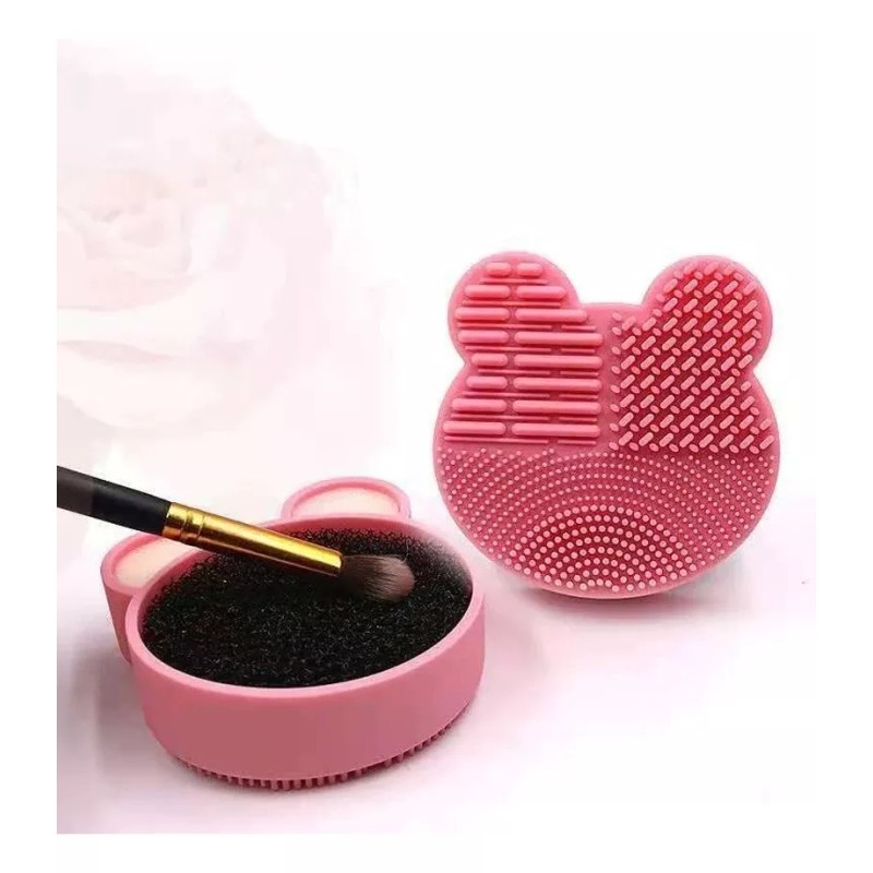 Veraly Limpia Brochas Maquillaje Estuche Esponja En Seco Forma Full