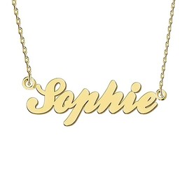 Personal Pendant Jewelry Gift Cute Name Necklace for Women Sophie