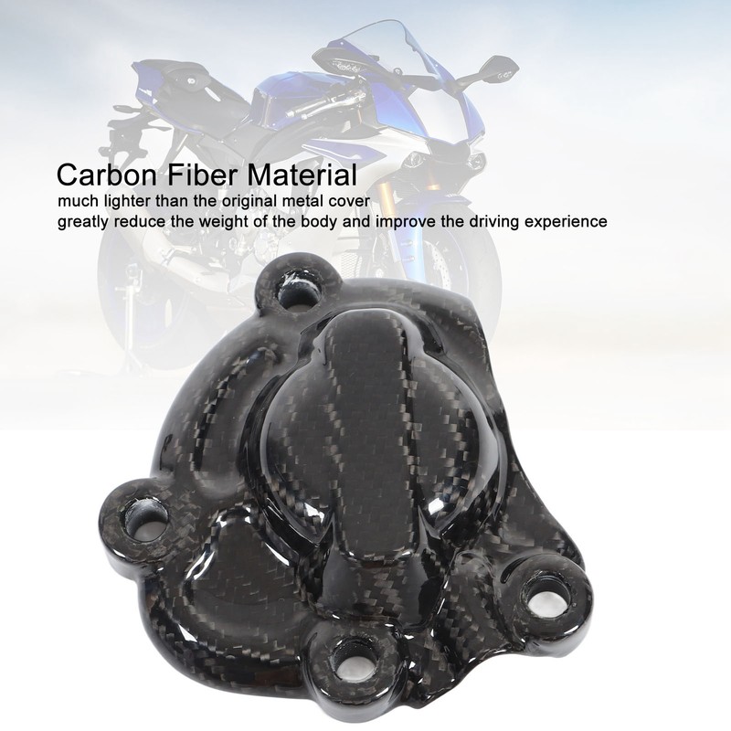 Motorcycle Engine Protector Cover Real Carbon Fiber Replacement for R1