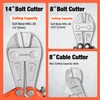 ValueMax Bolt Cutter Set, 3-Piece Heavy Duty, 14" and Mini
