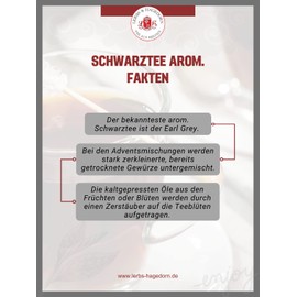 Lerbs & Hagedorn, Black Tea Earl Grey II | 250g (approx. 21 litres) Blend with Ceylon and China Tea as Base