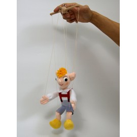 Hurvinek 25cm, Textile Marionette, 25 cm, Mehrfarbig