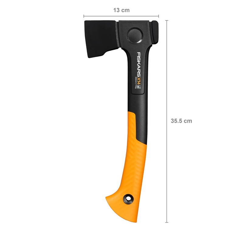 Fiskars X-Series X14 Universal Axe, XS, Length 35.5 cm, Head