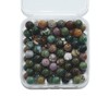 BLAESIFF 8 mm Indian Stone Beads for Bracelets, Pack of