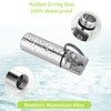 3-in-1 Aluminium Mini Pill Box Travel Case - 3 Compartments