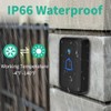 Wireless Doorbell Kits with 2 Receivers IP66 Waterproof 1000ft Range