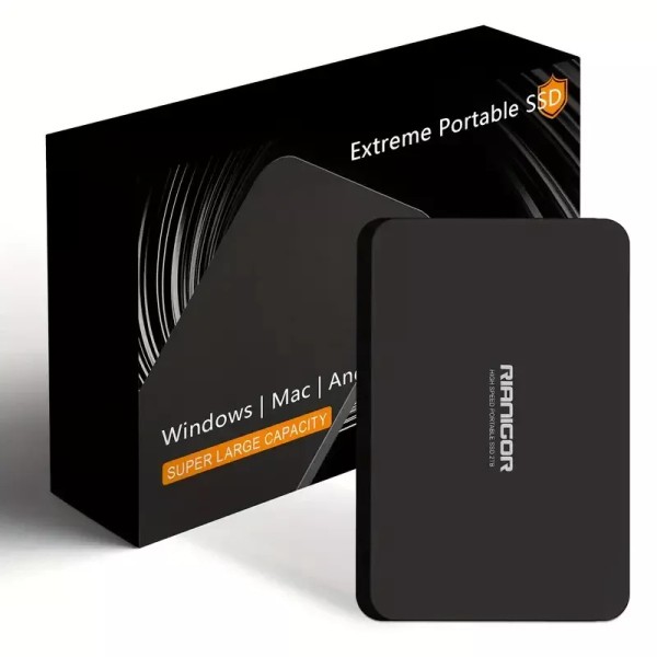 Rianicor 2TB 2.5" Extreme Portable SSD Windows, Mac, Android, Laptop
