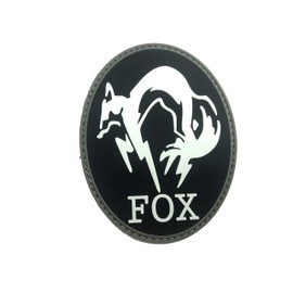 Fox Foxhound MGS Glow In The Dark Airsoft Velcro PVC Patch