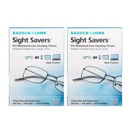 Bausch & Lomb Sight Savers Pre-Moistened Lens Cleaning Tissues 200 Wipes