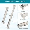 uxcell 2Pcs Window Hinges, 8" 304 Stainless Steel Top-Hung Window