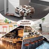 PCSJRKG - Juego de 2 fundas redondas para taburetes de