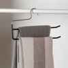 SHIMOYAMA Pants Hangers, 5 Pack, Double Rod Pant Hanger for