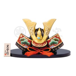 Yakusigama 5729 Colored Art Helmet Wakamatsu Gold Dragon Festival Lucky Celebration Figurine Interior