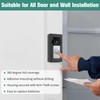 Adhesive Video Doorbell Mount,No-Drill Mounting Bracket Compatible with Video Doorbell