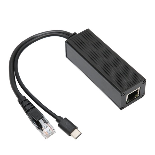 PUSOKEI Gigabit PoE Splitter, 37 V to 57 V USB
