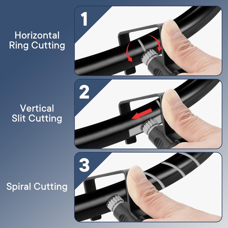 WODHMIEY Wire Stripper Tool with 3 Cutting Modes, Adjustable Cable