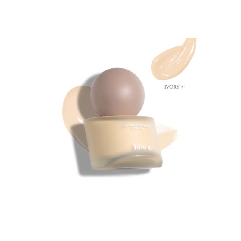 HINCE Second Skin Foundation SPF 30 PA++ 40ml, Shade:23 Sand