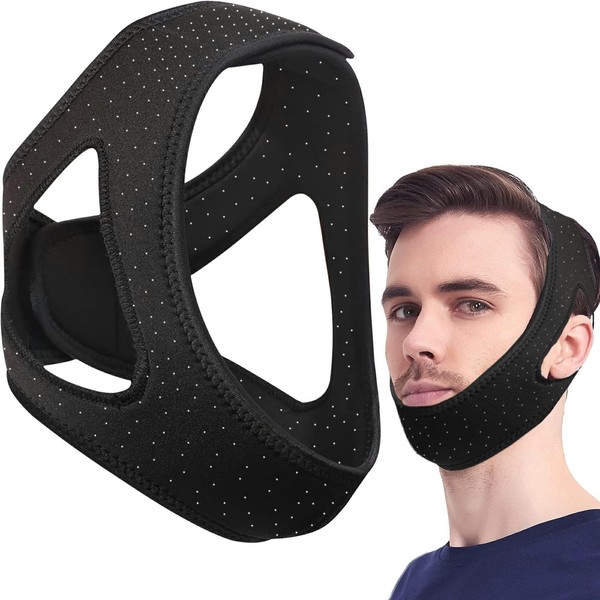 Anti Snoring Devices [Upgraded] - Snoring Solution Chin Strap -