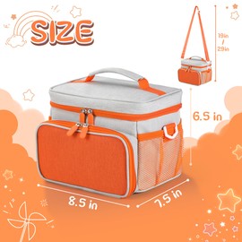 TATAVR Travel Carrying Case Compatible with Yoto Player 3rd., Card Holder Hold Up to 30 Cards with Shoulder Strap, Travel Storage Bag for Bluetooth Audio Speaker&Headphone Accessories (Grey)