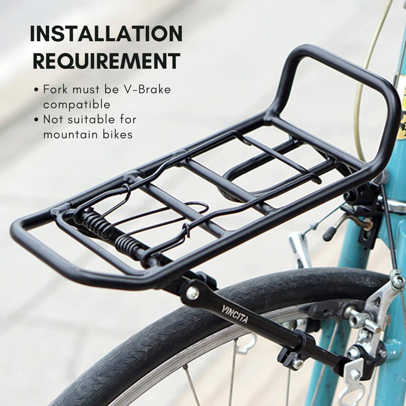 Vincita Front Rack for Bicycle - Cargo Rack for 16"-28"