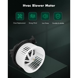 SCITOO Front HVAC Heater Blower Motor with Fan Cage Fit for Buick for Enclave,for Chevy for Silverado 1500/For Traverse,for GMC for Acadia/for Sierra 1500,for Saturn for Outlook Replace 700236