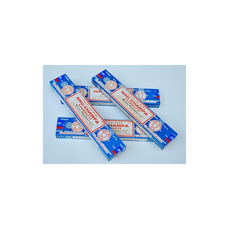 SATYA SAI BABA NAG CHAMPA Incense India【Nag Champa】15g / Incense