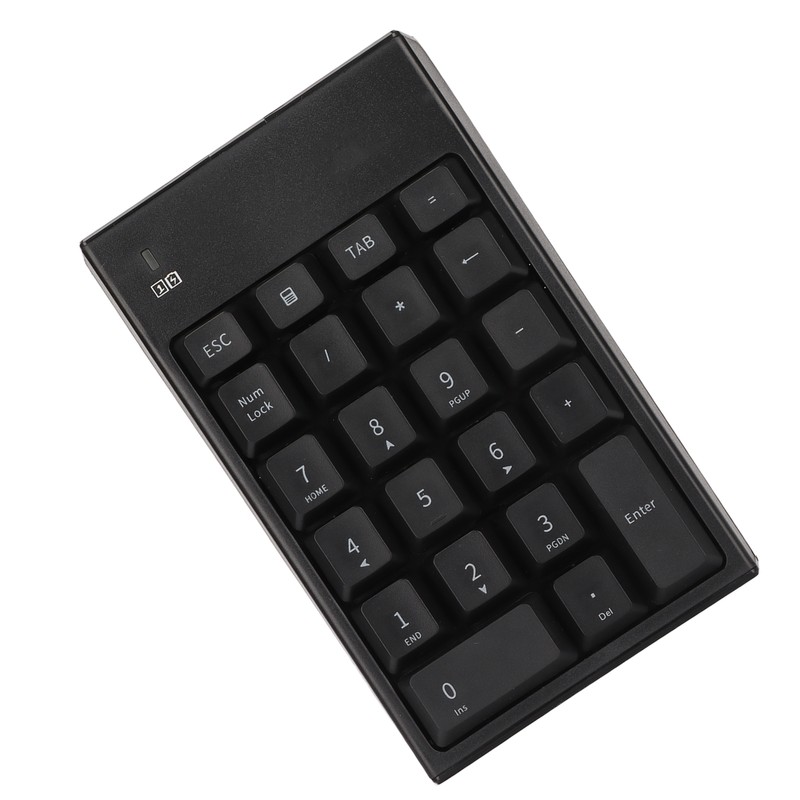 Number Pad 2.4GHz Wireless 22 Keys Delay Free Portable Black