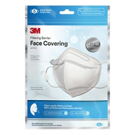 3M Máscara facial de filtrado avanzada, AFFM-5, talla única, paquete de 5
