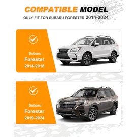 Snailfly Cross Bars Roof Racks Fit for 2014-2024 Subaru Forester Luggage Rack Rail Crossbar (Except Wilderness)