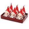 Dekohelden24 Set of 6 gnomes, dimensions of each tea light
