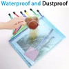 Yeestone Zipper Bag, 7 Pack Waterproof Document Bag Colored Document