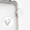 Pack of 20 Pipe Clamps 20 mm Plastic U-Hook Water