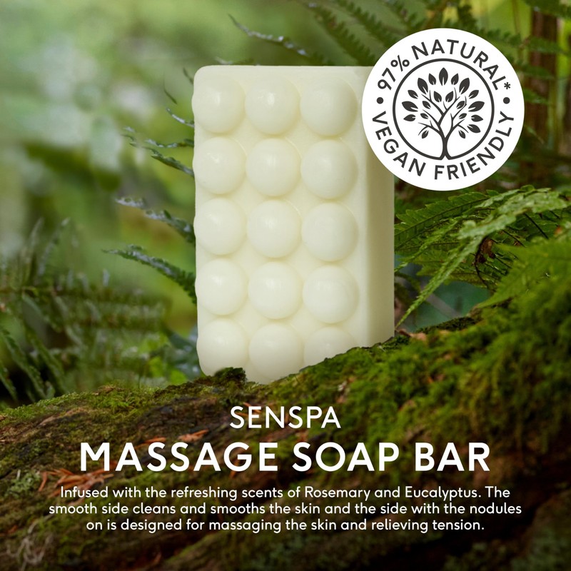 SenSpa Detox & Purify Massage Soap Bar – Natural Muscle