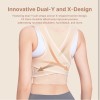 Fit Geno Posture Corrector for Women Invisilite Invisible Lightweight Back