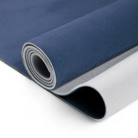 INFINAUTO Suede Fabric 160g Headliner Fabric 60" l x 38" W Interior Trim DIY Roof Repair Replacement Foam Backing for Car Truck RV SUV Automotive Blue 1 Pc