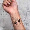 4 x 'Christmas Penguin' Temporary Tattoos - Water Resistant, Skin-Safe,