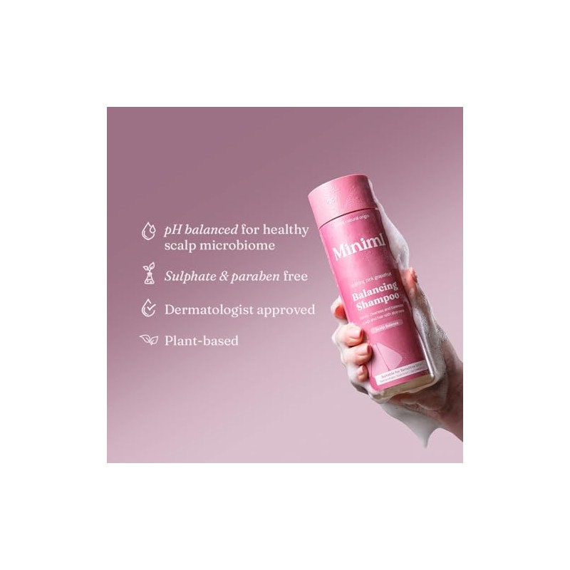 Miniml Natural Hair Conditioner Eco 1L Refill – Pink Grapefruit