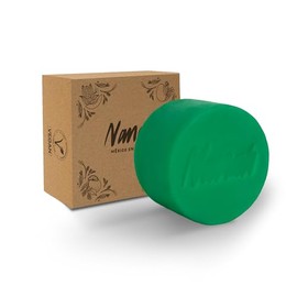 NANAH Acondicionador en barra para el Crecimiento del Cabello con Romero y Menta I Ideal para Cabello Graso y Delgado I Sin Sulfatos y Sin Parabenos I Libre de plástico y Vegano I 80 gr.