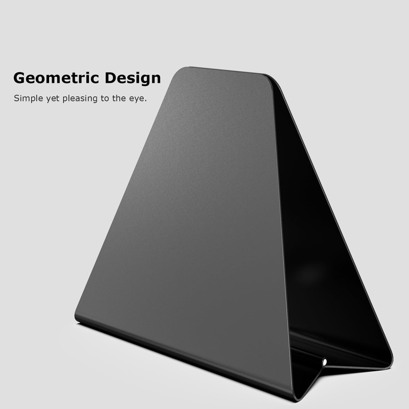 Compact Black Metal Dispenser Self-Adjusting Napkin Holder for Standard Paper
