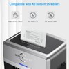 Bonsen 50-Pack Shredder Lubricant Sheets, Clean, Sharpen, Prevent Jams, Easy