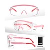 abtong Safety Glasses Over Eyeglasses — ANSI Z87.1 Certified Clear