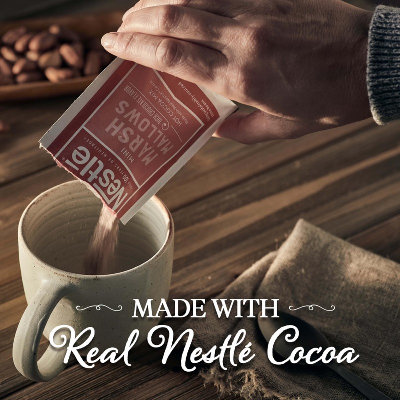 Nestle Hot Cocoa Mix, Rich Chocolate with Mini Marshmallows, 0.71-Ounce