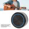 Guitar Knob Aluminum Black Plate Blue Line Professional 1/4in Axes