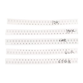AEDIKO 1500pcs 1206 Resistors Kit 60 Value 1206 SMD Capacitor 1206 Chip Resistor Assortment Kit 1% 1/4W 0.25W 0 ohm-10M ohm Resistors