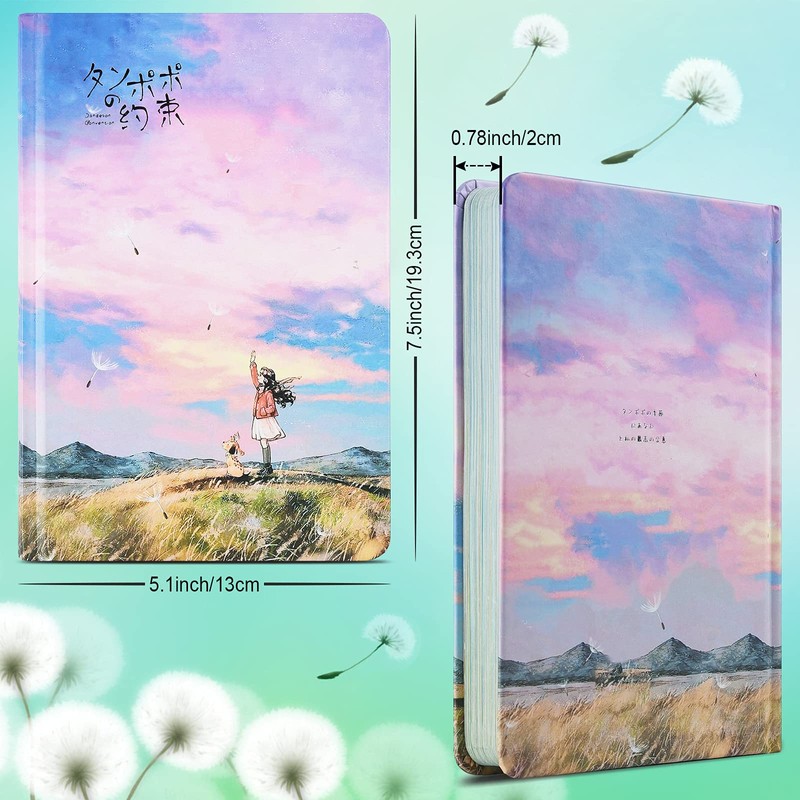 Asten Colorful Blank Journal, Writing Journal Notebook for Women, Hardcover