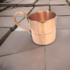 Woodford Set of 2 Woodford Reserve Copper Mule Mugs Cup Bourbon Glass Brand New 12oz