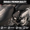 cooideamoto Motorcycle Air Heat Deflector Air Deflector Reflective Saddle Shields