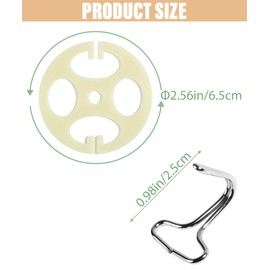 Qziulr Zlirfy 12PCS Car Seat Cover Plum Plate Metal Hooks,Car Seat Cover Accessories,6Pcs Car Seat Covers Chucks and 6Pcs Metal Hooks Set Locking Clip,Plastic Card Fixed Fastener Buckle Replacement