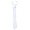 Buy Your Ties ZIP-ADF-4 - Mens Solid Color Zipper Necktie