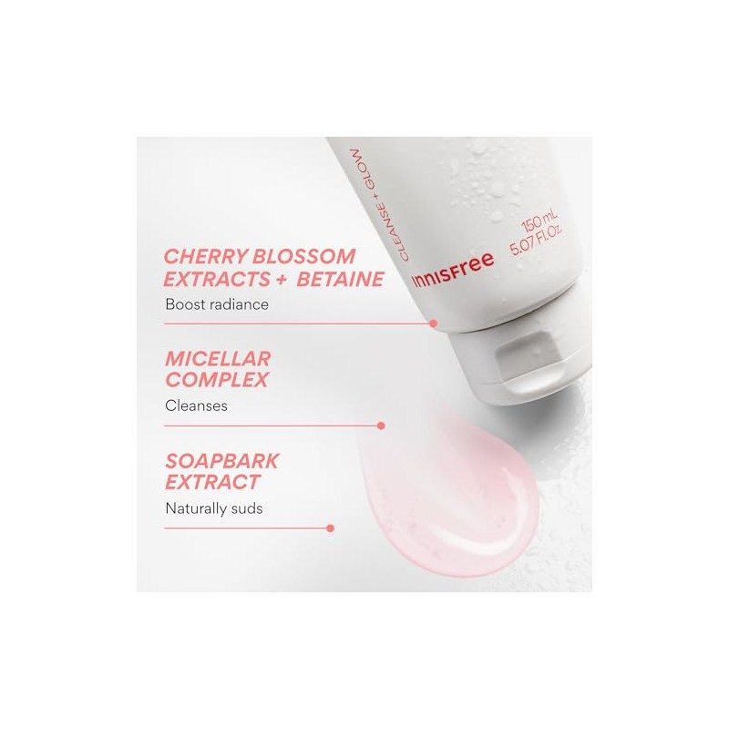innisfree Cherry Blossom Dewy Glow Jam Cleanser Daily Face Wash